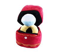 Leadigol Diamond Ring Set Interactive Dog Toys,Dog Throw Toys Creative Ring Case Chew Training Toy Molar Training Interactive Pet Toys Squeaky for Small Large Dogs Ring Box Plush Toy Pet Accessories