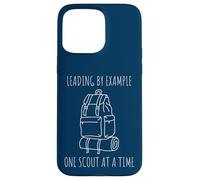 Leading by Example One Scout at a Time Inspirational Quote Case for iPhone 15 Pro Max