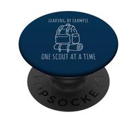 Leading by Example One Scout at a Time Inspirational Quote PopSockets Adhesive PopGrip