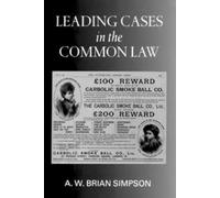 Leading Cases in the Common Law