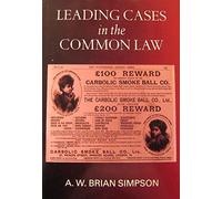 Leading Cases in the Common Law