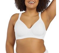 LEADING LADY Brigitte Full Coverage Underwire T-Shirt Bra - Molded, Padded, Seamless Bra. Includes Plus Size Bras for Women, White, 48A