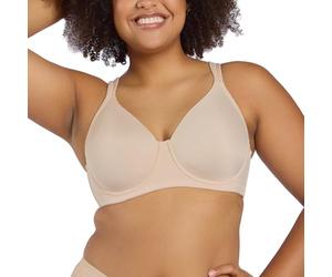 Leading Lady Brigitte Full Coverage Underwire T-Shirt Bra - Molded, Padded, Seamless Bra. Includes Plus Size Bras For Women, Sand, 50A