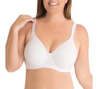 LEADING LADY Women's Plus Size Wireless Padded T-Shirt Bra, White, 54C