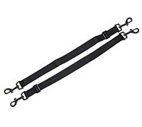 Leading Products 2 x Replacement Horse Rug Blanket Leg Straps Adjustable with trigger clips at both ends 60cm - 100cm (24"- 39") BLACK Made in the UK