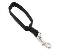 Leading Products Short Dog lead Close Control Traffic 10" 26cm Loop Handle Black Heavy Duty Made in the UK