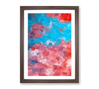 Leading The Beginning Abstract Framed Print | A3 Walnut Framed Wall Art | Ready to Hang | Abstract Fantasy Picture | Living Room Bedroom Lounge Office