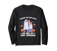 Leading The Boo Crew Me and My Tiny Terrors Boo Crew Long Sleeve T-Shirt