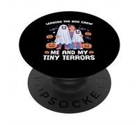 Leading The Boo Crew Me And My Tiny Terrors Boo Crew PopSockets Adhesive PopGrip