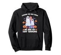 Leading The Boo Crew Me And My Tiny Terrors Boo Crew Pullover Hoodie