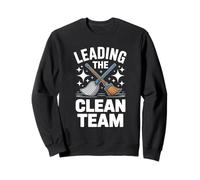 Leading The Clean Team Housekeeping Supervisor Sweatshirt