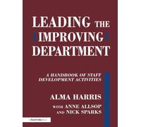 Leading the Improving Department: A Handbook of Staff Activities