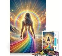 Leading The Rainbow Puzzles for Adults 1000 Puzzles Brain Power Nice Thick Fun Challenge Premium Gift (38x26cm)