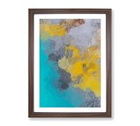Leading The Way Abstract Framed Print | A3 Walnut Framed Wall Art | Ready to Hang | Abstract Fantasy Picture | Living Room Bedroom Lounge Office