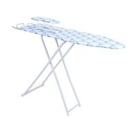 Leadrop Ironing Board, 107x30cm Full Size Foldable Tabletop Ironing Board with Adjustable Height, Heat-Resistant Cover & Anti-Slip Feet, Compact Iron Board for Home, Travel, Dorms, Bed, Small Spaces