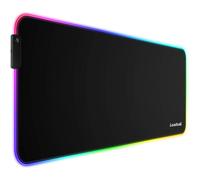 LeadsaiL Large RGB Gaming Mouse Mat 800*300*4mm with 12 Light Modes Extended Large Size Luminous Mousepad, Non-slip Rubber Base, Spill-Resistant