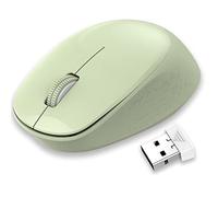 LeadsaiL Wireless Mouse, 2.4G Wireless Mouse Quiet with USB Receiver, 1600 DPI Optical Tracking, 3 Button Mice, for Left and Right Handed Users, Compatible with PC, Mac, Laptop, Windows - Green