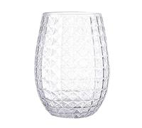 LEADSDGE 16oz Transparent- Pineapples Wine Glass Food-Grade Red- Wine Glass Egg-Shaped Large-Capacity Whisky Glass 480ML