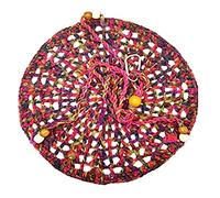 LEADSDGE Bearded-Dragon Lizards Hammocks Reptiles Lounger Cotton-Woven Round Swing Bed for Snake Habitat Decors Hammocks for Reptiles Lizards Lounger Bed Large Beard-dragon Tanks Accessories