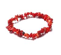 LEADSDGE Color Natural Chakras Crystal for Men and Women Irregular Roller Polishing Alignment Gravel