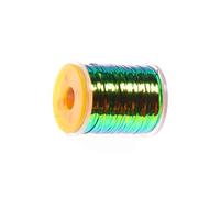 LEADSDGE Flat Metallic Fly Tying Tinsel Saltwater Fly Tying Materials Flat Metallic Tinsel Peacocks Spool Peacocks Spool