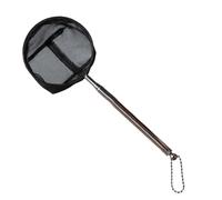 LEADSDGE Storage Fishing Net For Home Commercial Use Expandable Rod Stainless Steel Handle Long Retractable Telescoping Fishing Net Kids Telescoping