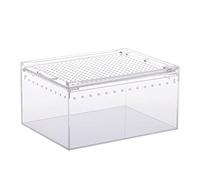 LEADSDGE Tank Spiders Tortoises Lizards Clear Designed Breeding Box Vivarium Lid Pet Product Terrarium Substrates for Decorations