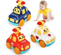 LEADSTAR Baby Toy Cars,Cartoon Wind up Cars for 1 Year Old Boy Gifts Press and Go Toddler Toy for Toddlers 1-3 Baby Toys 12-18 Months Gifts for 1 2 3 Year Old Boys Girls