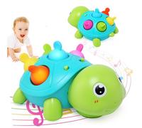 LEADSTAR Baby Toys 6 to 12 Months,Musical Turtle Crawling Infant Toys,Tummy Time Early Learning Educational Toy with Light & Sound,Christmas Birthday Gifts Montessori Toys for Boys Girls 0-1 Year Old