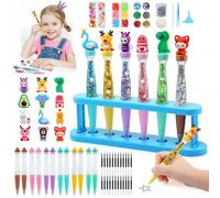 LEADSTAR DIY Pen Making Kit for Kids, 12PCS Personalised Pens, Pen Creator Studio, Creative Craft kits for Kids, Ideal Birthday Presents Christmas Gifts for Girls Boys Ages 6+