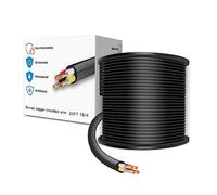 LEADTOPS 33FT 18 Gauge 18/4 4 Conductor Electrical Wire 4 Core 4x0.8mm² Cable for LED Light, Automotive, Boat Equitment