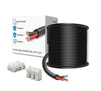 LEADTOPS 33FT 22 Gauge 22/3 3 Conductor Electrical Wire 3 Core 3x0.3mm² Cable for LED Light, Automotive, Boat Equitment