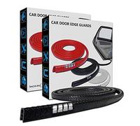 LEADTOPS Car Door Edge Guards, 32.8FT 10M U Shape Moulding Rubber Edge Trim Car Door Protector Guard,Black Color 2-Pack