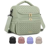 Leadvenst Breastmilk Cooler Bag, 12L Double Deck with Detachable Divider