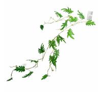 Leaf 100cm Artificial Trailing Hanging Philodendron Small Plant Realistic in Green Leaf Green