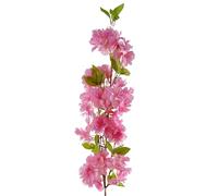 Leaf 100cm Pink Artificial Blossom Stem Leaf Pink