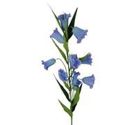 Leaf 100Cm Trumpet Artificial Flower Stem Blue