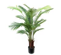 Leaf Design 110cm Artificial Areca Palm Tree Potted in Black Pot