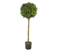 120cm (4ft) Artificial Boxwood Buxus Ball Topiary Tree Leaf Green One Size