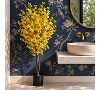 Leaf 120Cm Artificial Forsythia Tree Premium