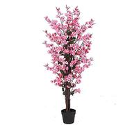 120cm Artificial Pink Blossom Tree Leaf Pink One Size