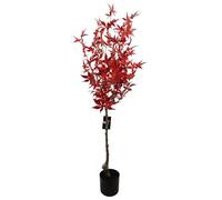 Leaf 120cm Artificial Red Maple Tree