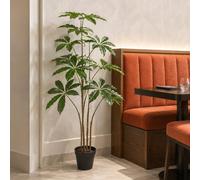 Leaf 120cm Dwarf Umbrella Realistic Artificial Tree Premium in Green Leaf Green