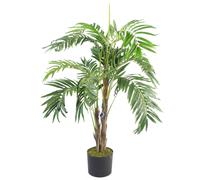 Leaf 120cm Premium Artificial palm tree with pot - 120cm - 120cm - Green