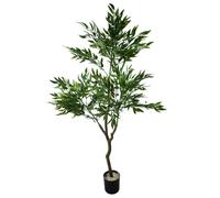 Leaf 120cm UV Resistant Artificial Japanese Ficus Leaf Tree - 120cm - Green - 120cm