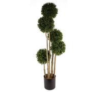 Leaf 120Cm Uv Resistant Balls Topiary - 480 Leaves - Natural Trunk