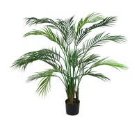 Leaf 125cm Areca Palm Tree UV Resistant Outdoor - 120cm - Red - 125cm
