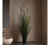 Leaf 125Cm Artificial Lavender Grass With Pot Premium