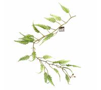 Leaf 125cm Artificial Trailing Hanging Fern Foliage Plant Realistic - 125cm - Green - 125cm