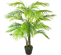 Leaf 130cm Artificial Areca Palm Tree - Extra Large - 130cm - 130cm - Green